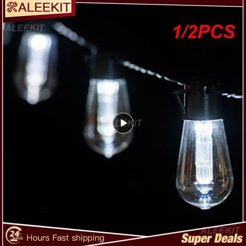 

1/2PCS Outdoor Solar String Lights LED IP65 Waterproof Edison Bulb Retro Vintage Christmas Garland Garden Party Decoration Fairy