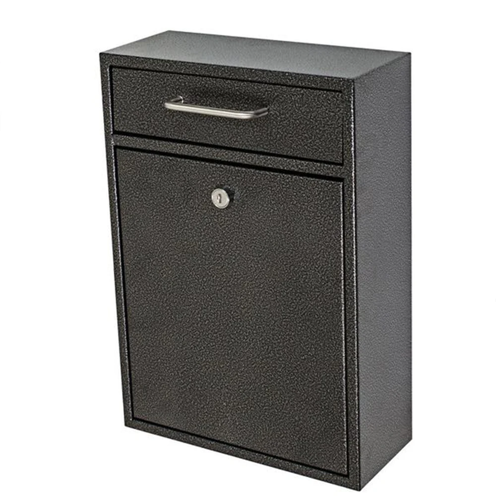Bloqueando Mailbox com Chave Metal Mailbox para Carregar Papel