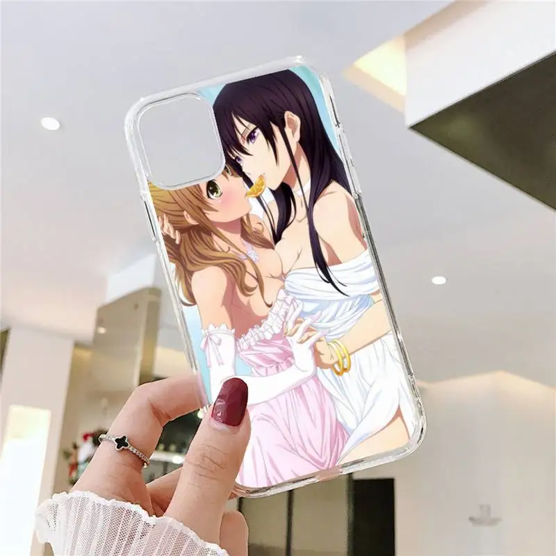 Anime Lesbian Citrus Yuzu Aihara Mei Phone Case For Iphone 11 12 13 14 Pro  Max 8 Plus Xr Xs Max Se2020 13mini Transparent Cover - Mobile Phone Cases &  Covers - AliExpress