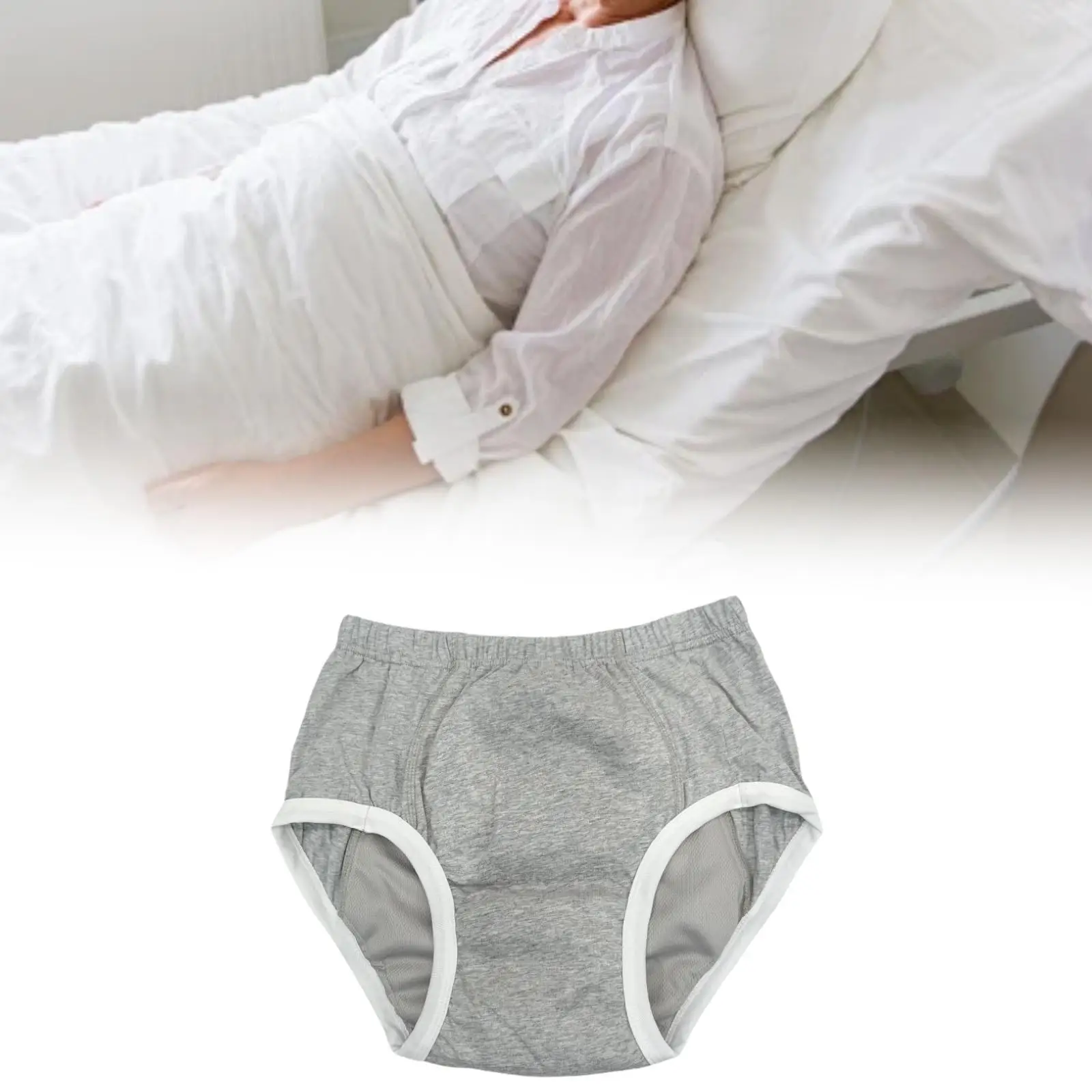 Men Diaper Pants Waterproof Leakproof Reusable Underwear Absorbency for Incontinence Adults Elderly Sleeping Long Time Driving 3