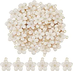 50 - Piece Enamel Cherry Blossom Charms Set (AECH05 - 14091)