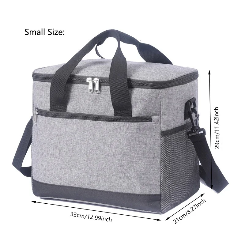 Lunch Bag Cooler Bag Fashion Large Capacity Leakproof for Men Women Outdoor Travel Picnic