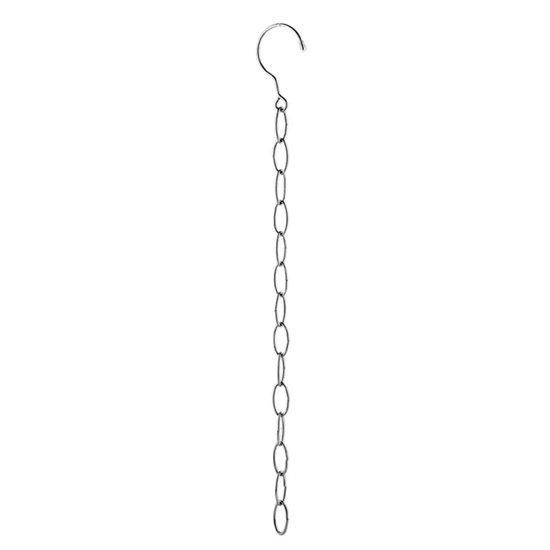 

Space Saving Clothes Hanger Chain Stainless Steel Closet Metal Ring