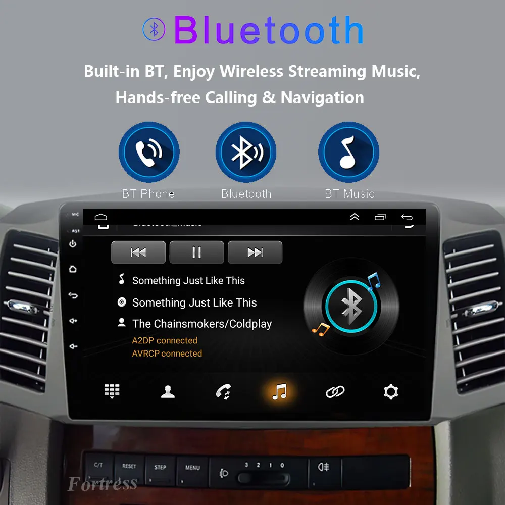 Android16 Carplay para JEEP Grand Cherokee WK 2004 2005 2006 2007 Multimedia Radio de coche reproductor de navegador vídeo Android auto WIFI 5