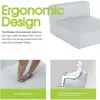 Comfortable Outdoor Chaise Lounge Chair 2 Persons Water Repellent Reclining Lounge Chair with Side Pocket Garden Pool Sunbathing 6