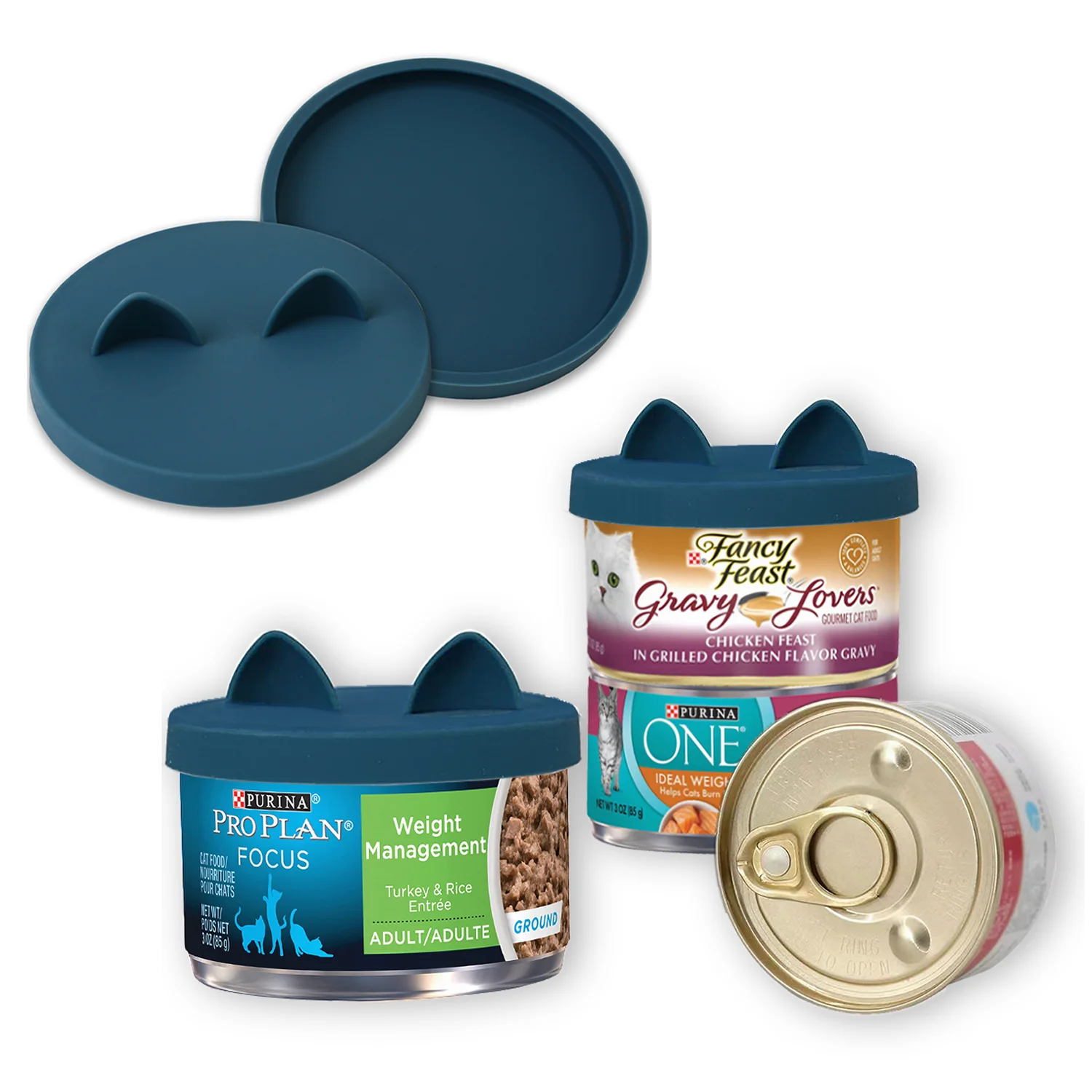 Plastic Lids For Cat Food Cans