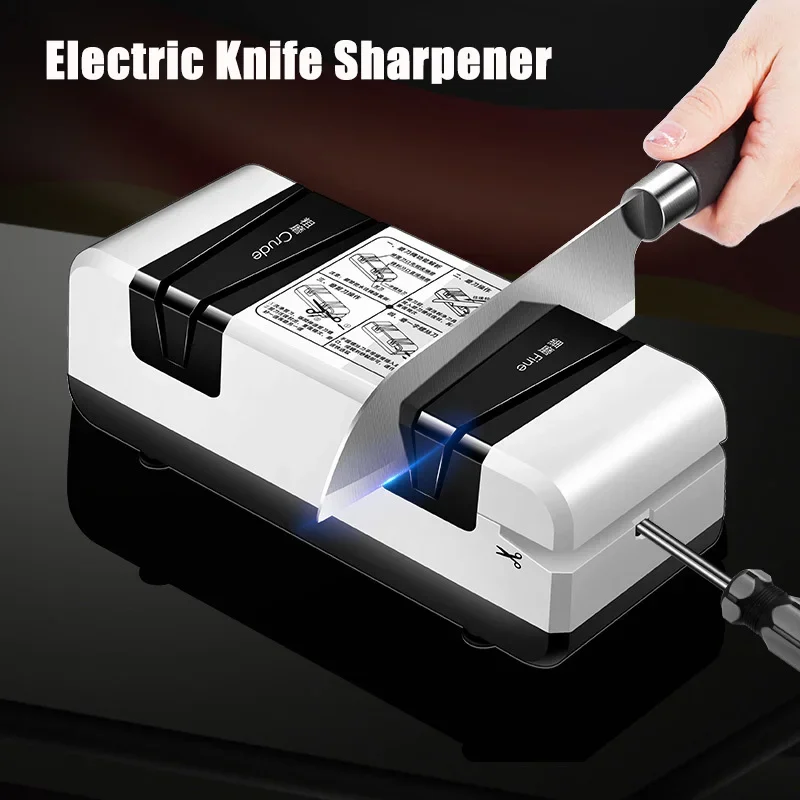 Electric Knife Sharpener Multifunction Automatic Cut Sharpener For