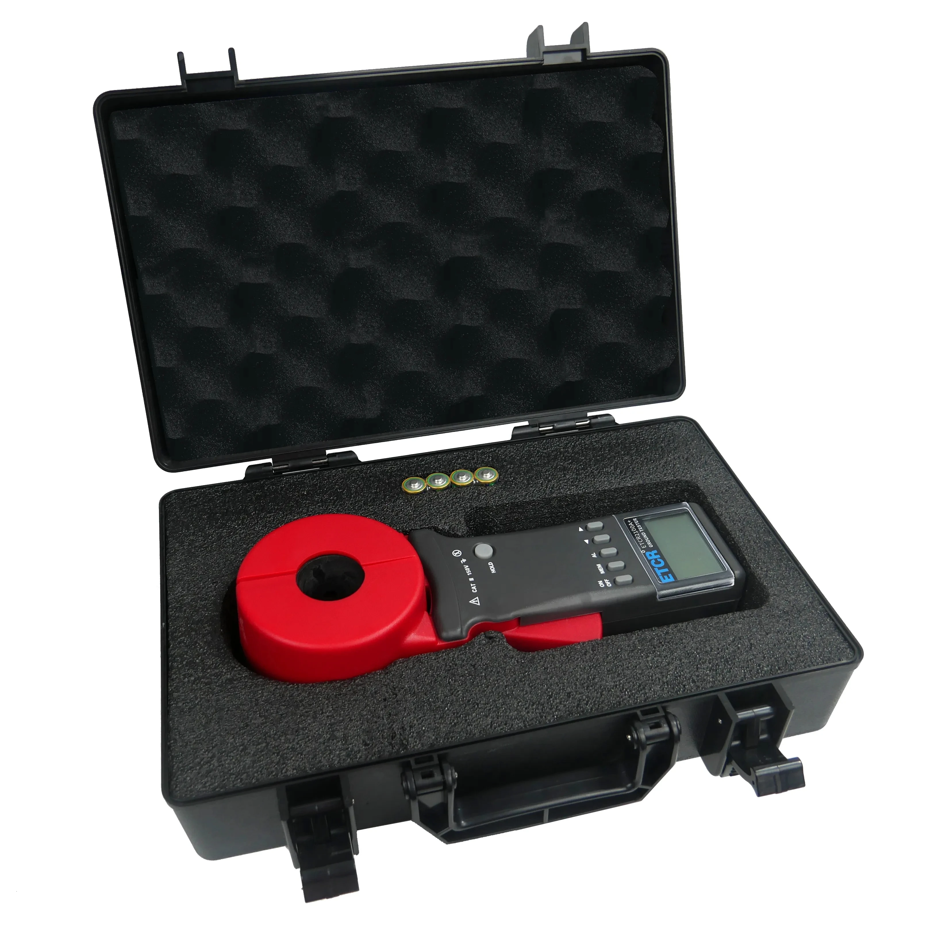 ETCR2100A+ Digital Clamp On Ground Earth Resistance Tester Meter / Clamp Earth R