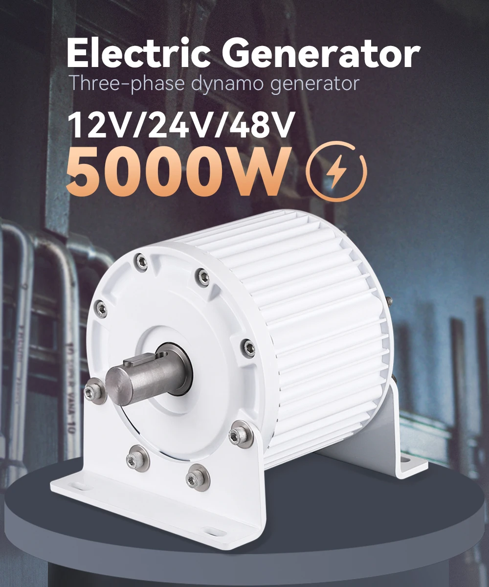 Description Picture 2 of item5000W 2000W 3000W Electric Generator Windmills Water Turbine Gearless Permanent Magnet Generators Power 12V 24V 48V For Home Use