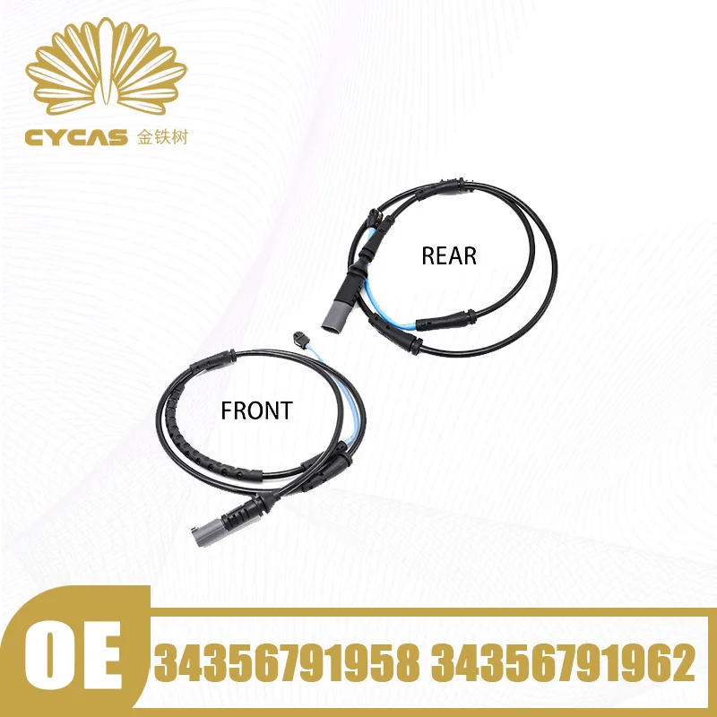 CYCAS Front Rear Axle Brake Pad Wear Sensor For BMW 5 6 7 Series F07 F10 F01 F02 F03 F04 F11 F12 F13 F18 34356791958 34356791962