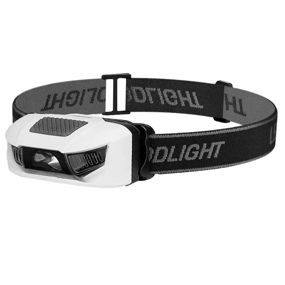 Description Picture 2 of itemMini Headlight Use 2 AAA Battery Powered Red Light Flash White Headlamp LED Head Light Torch Emergency Lantern For Night Fishing