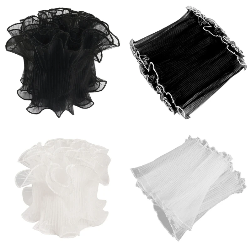 

6pcs Flower Wrapping Mesh Yarn Flower Bouquet Wrapping Paper Sheets with Pearl