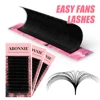 Abonnie Super Soft Blomming Lashes Easy Fan Eyelash Extensions Mega Volume Fans 8-25m All Size Eyelashes Supplies for Eye Beauty 1