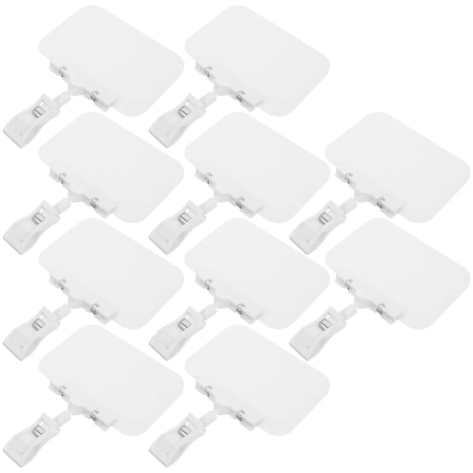 10Pcs 방수 가격표 홀더 슈퍼마켓 소매점 상품 표시 홀더 클립에 대한 플라스틱 사인 디스플레이 클립 편리함