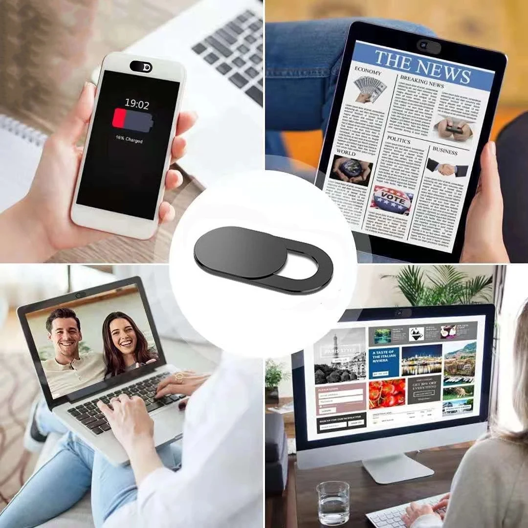 Universal Privacy Sticker: Magnetic Webcam Cover Shutter for Laptops, Tablets, and Mobile Devices