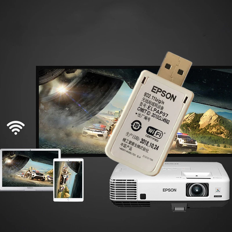 New Wireless Lan Module Usb Wifi Adapter For Epson Ex3220 Ex3240 Vs230