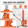 Long Ram Jack, 8 Ton Engine Hoist Cylinder with Air Pump and Single Piston Pump, Hydraulic Ram Cylinder Clevis B 4