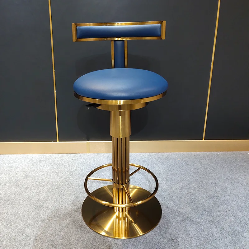 

Bar Chair Rotating Lifting Bar Hotel Front Desk Backrest High Chair