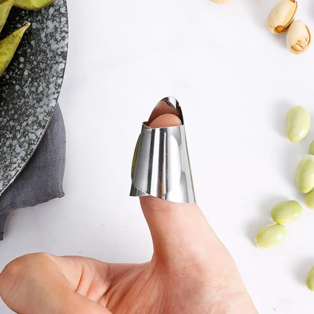 Finger Protector Set 10pcs Adjustable Stainless Steel Finger Protector for Safe Vegetable Cutting Nut Peeling Kitchen for Hand finger protector finger guard