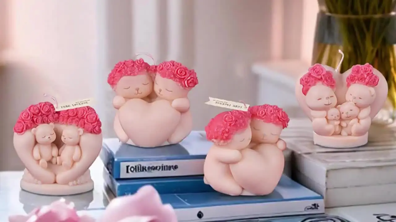 Силиконовые формы для свечей Love Bear