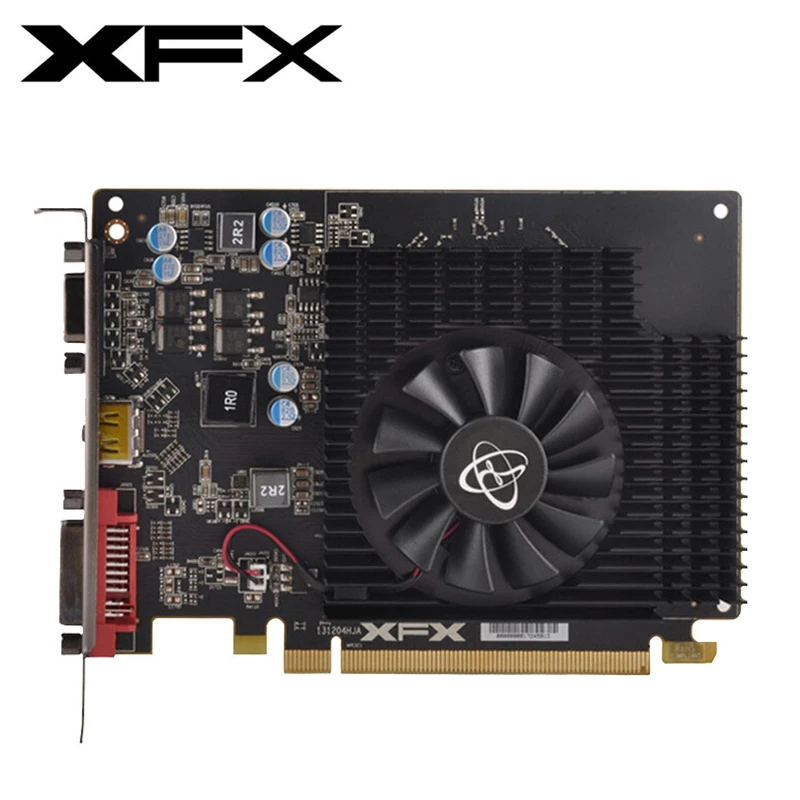 good video card for gaming pc Original XFX R7 240 240A 2GB Graphics Cards AMD GPU Radeon R7 240 2G Video Screen Card Map Computer Office Desktop PC Work Game graphics card for gaming pc