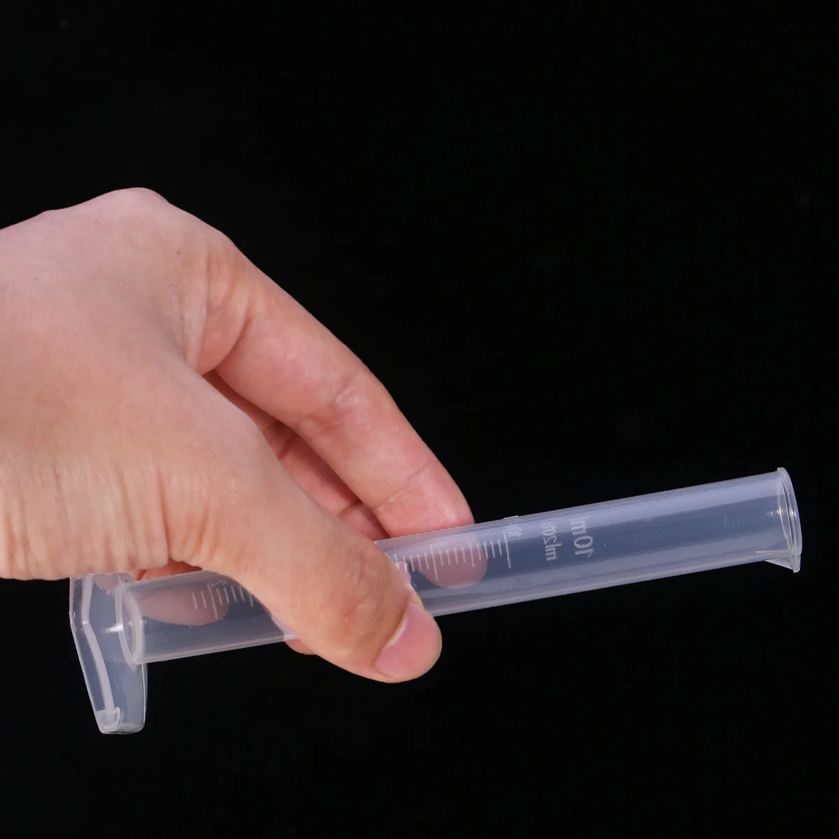 5pcs Transparent Measuring Cylinder Plastic Graduated Cylinder 10ml / 25ml / / 100ml / 2