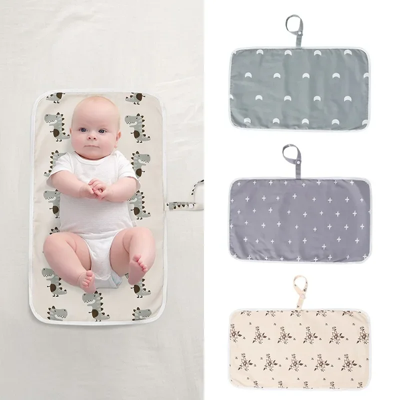 Portable Changing Pad for Baby Diaper Bag and Travel Changing Station Foldable Baby Diaper Pad Waterproof Newborn Diape