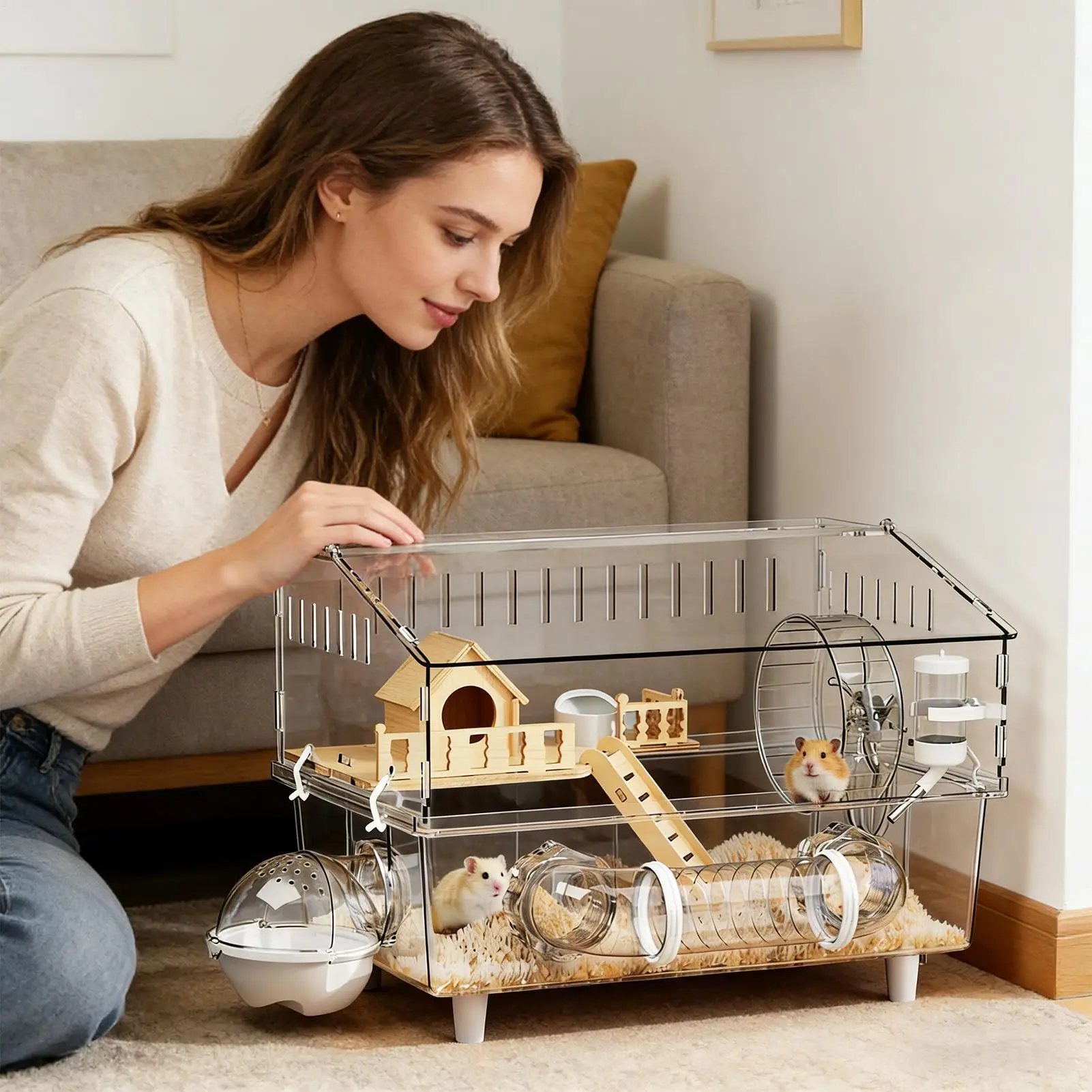 Acrylic Small Animal Cage 2