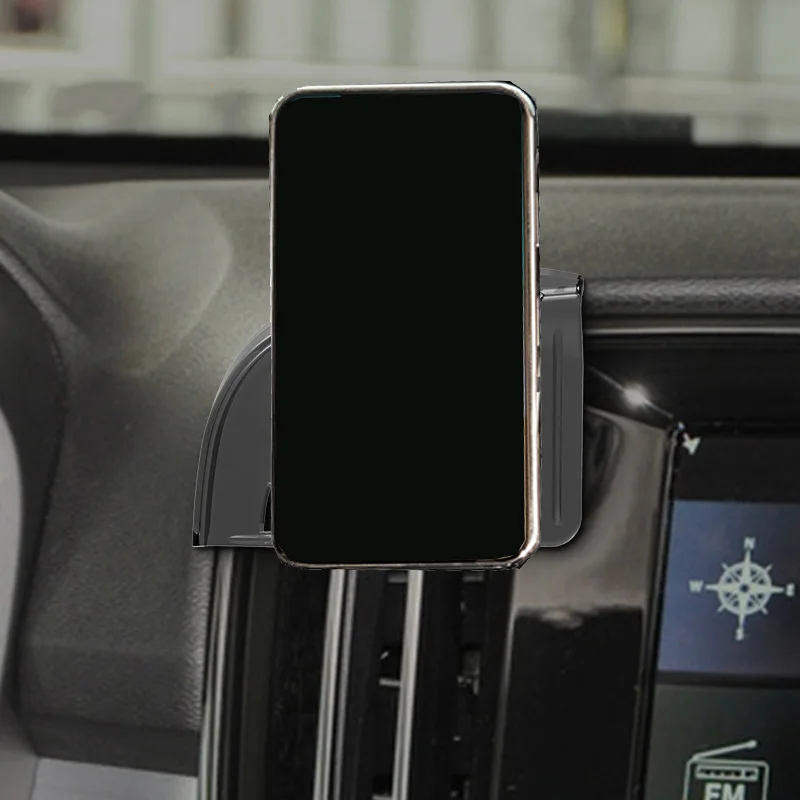자동차 전화 홀더 magsafe 자동차 인테리어 전화 gps 홀더 전화 클립 볼보 XC40 2020 2021 2022 for iPhone 12-18