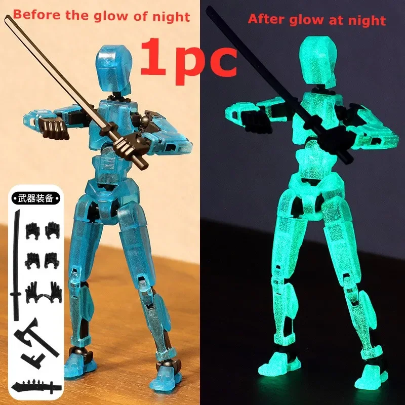 Dynamic Shapeshift Robot 3D Mannequin and Dog Figures Toy Set