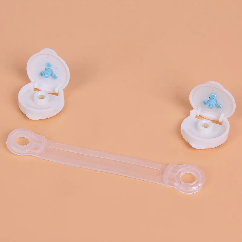 10Pcs Child Safety Cabinet Lock Baby Security Protector Door Fridge Blockers Plastic Lock for Cupboards Childproof