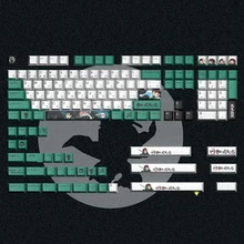 

Japan Anime Design Green Tanjirou Keycap For Cherry Mx Switch Mechanical Keyboard 151keys Cherry Profile PBT Keycap Kawaii Rug