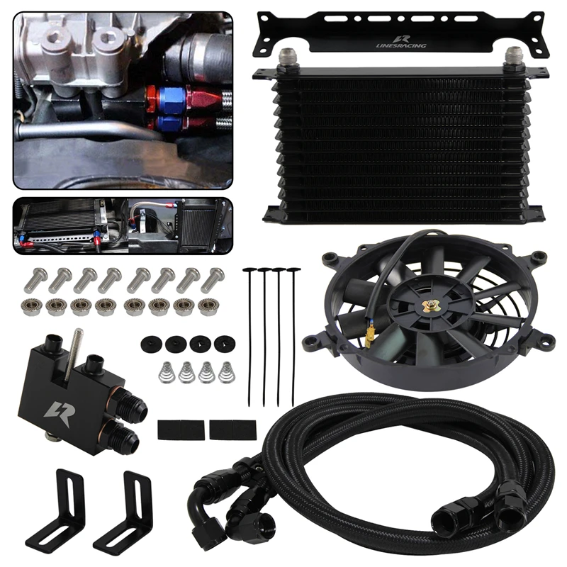 

10/13/15 Row Oil cooler Kit AN10 For BMW 3 Series N54 135 135i E82 335 335i E90 E92 E93 3.0L Engine Twin Turbo 2006-2011