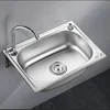 Kitchen sink Handmade stainless steel single bowl sink above counter or wall mounted vegetable Wash basin set mx4221950 2