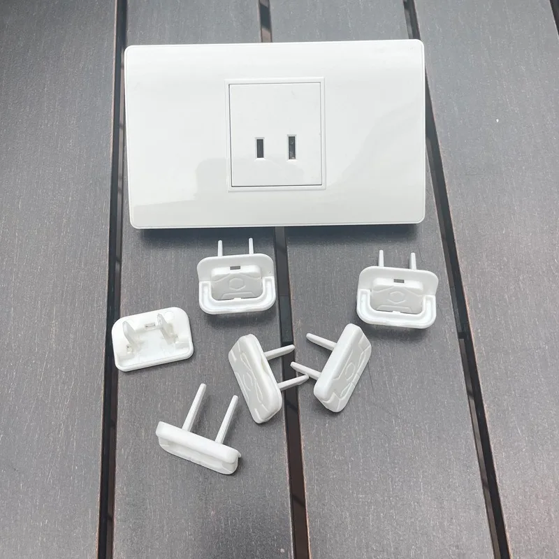 10Pcs American Standard Baby Care Electrical Safety Socket Protection Cover Guard Children Anti Electric Shock Rotate Protectors socket covers