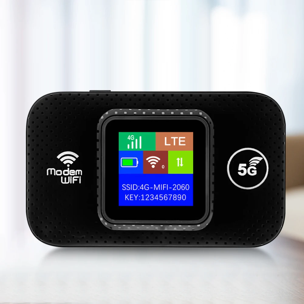 4G/5G Mobile WIFI Router 150Mbps 4G LTE Wireless Router 3000mA Portable Pocket MiFi Modem Mobile Wifi Hotspot with Sim Card Slot Sale Bangladesh