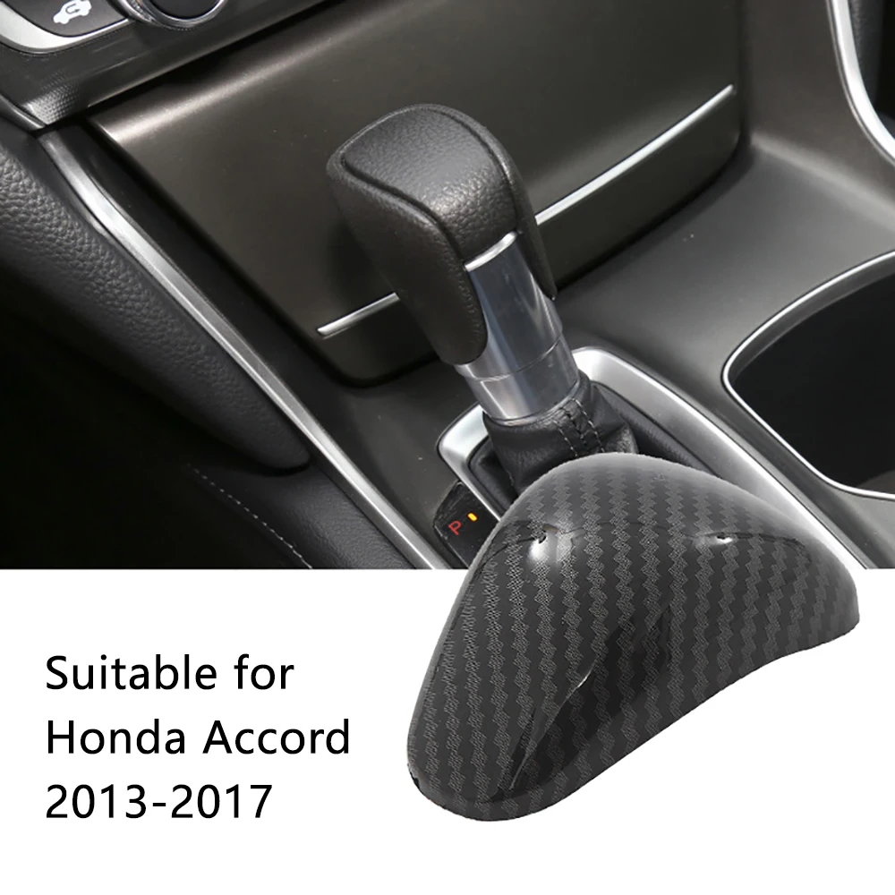 

Car Interior Gear Head Shift Knob Protection Cover Trim Accessories For Honda Accord 2013 2014 2015 2016 2017