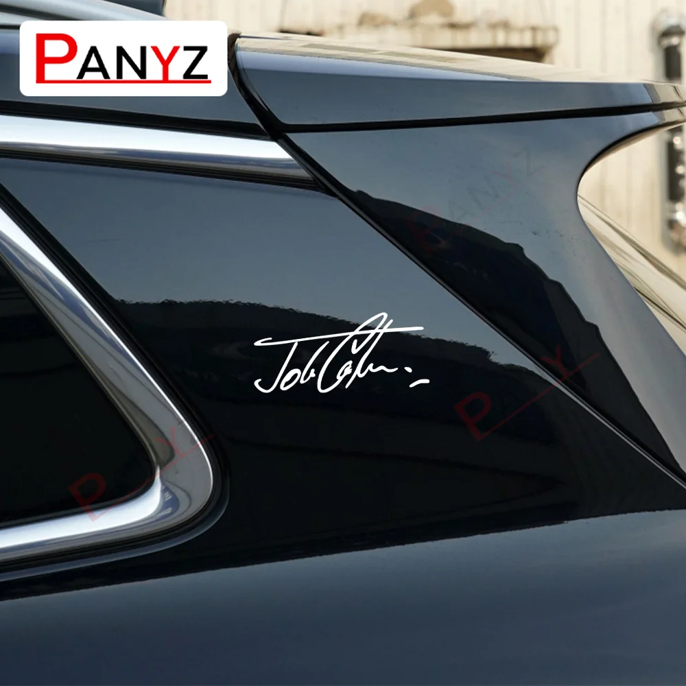 Reflective Interior Body Window Sticker JCW Signature Decal For MINI