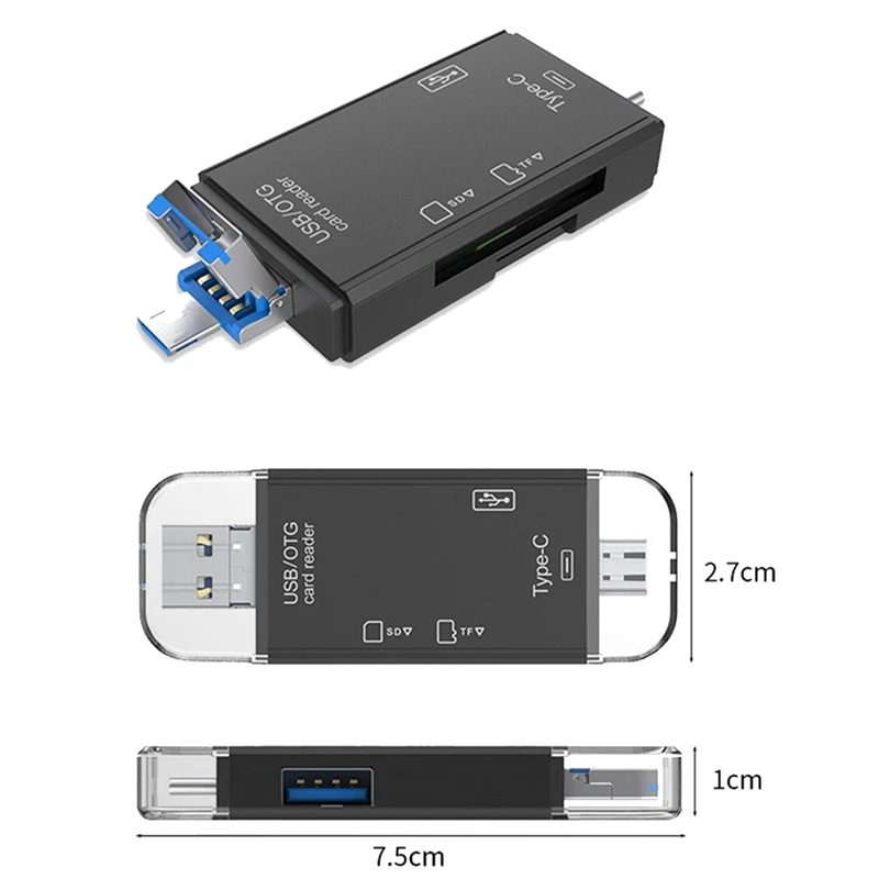 Рисунок 6 - USB 3,0 OTG кардридер 6 в 1 для