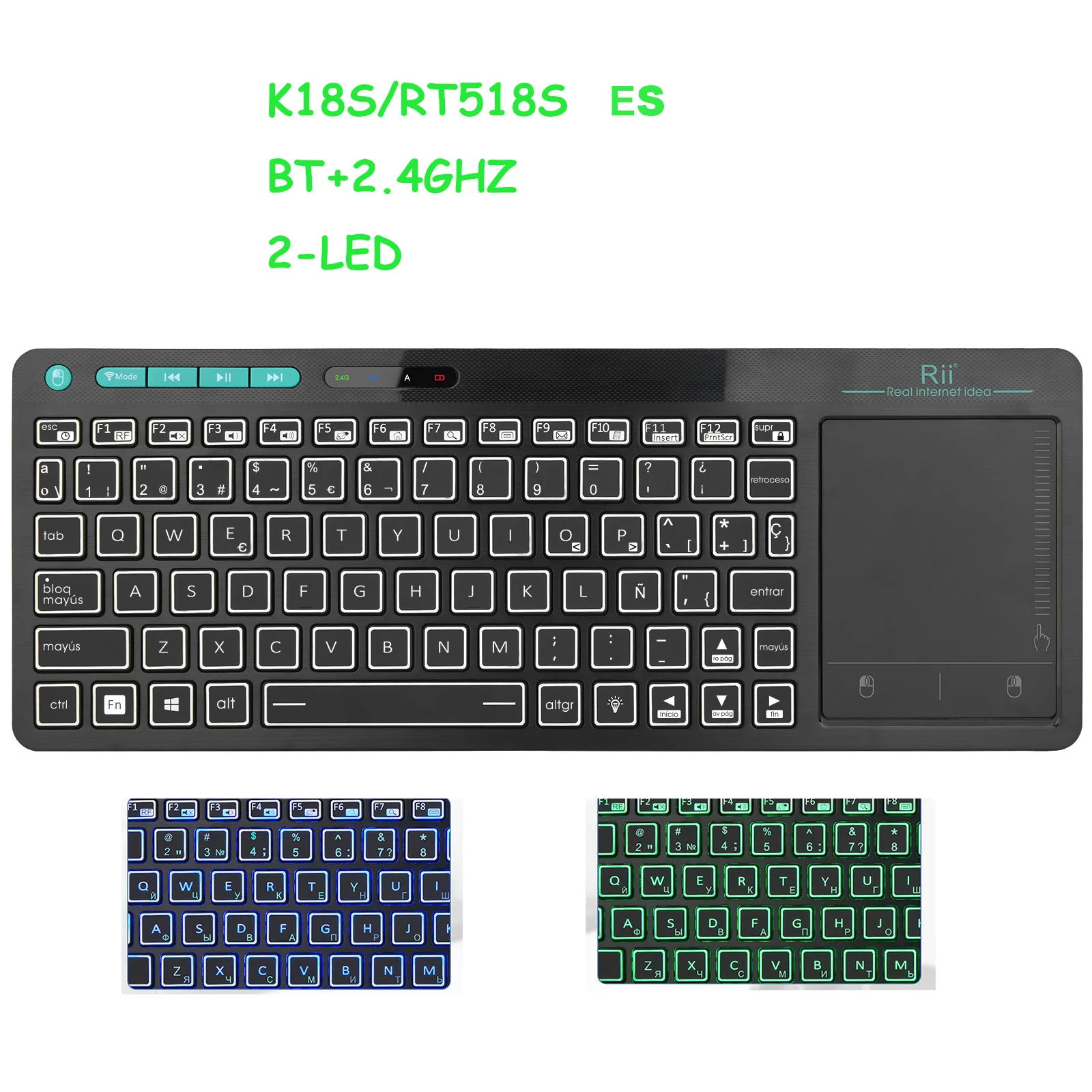 Rii K22 Wireless Keyboard ワイヤレス キーボード