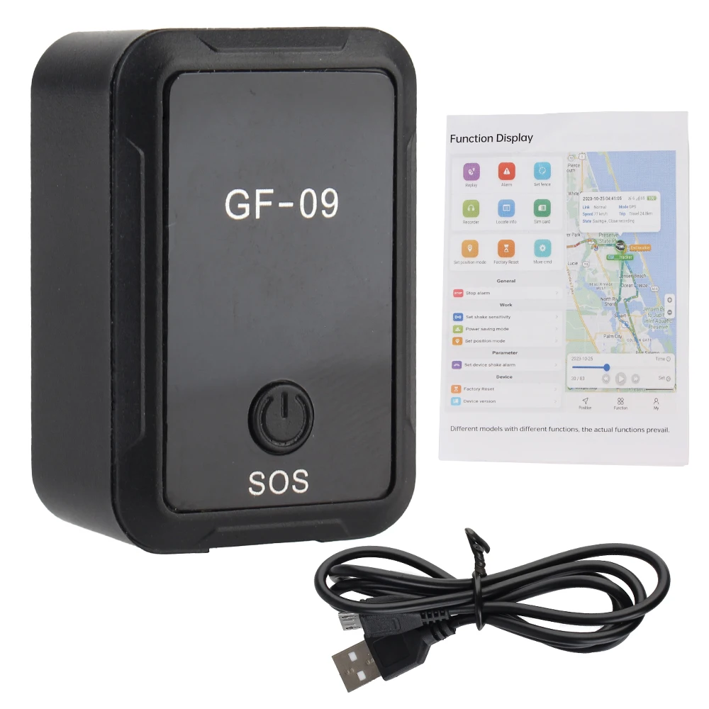 Mini Car Tracker Real-time Vehicle Locator SOS WIFI Tracker Anti-theft GPS GPS Real Time Tracking Locator Device