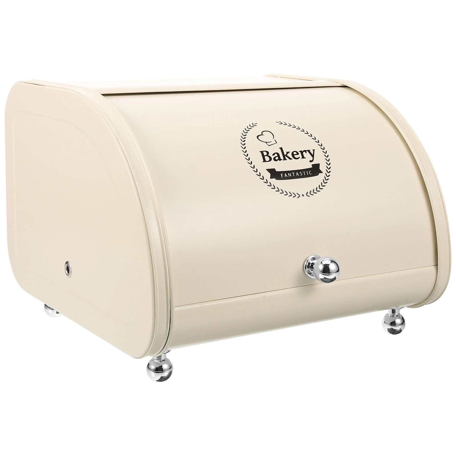 

Bread Box Kitchen Container Countertop Bin Holder Loaf Rack Breadbox for Keeper Carbon Steel Food Organizer Makeup Desk