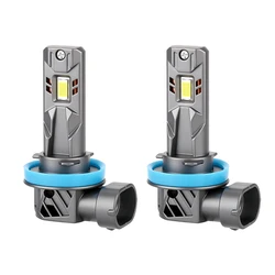 Ultra - Bright 200W LED Car Headlight Bulbs Kit - High/Low Beam, Canbus Compatible, 50,000 LM, 6000K White (Low Beam)