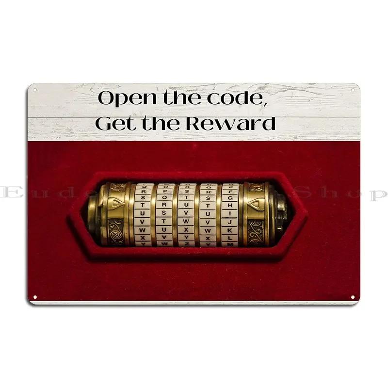 Cryptex Lh 로빈 금속 간판 인쇄 벽 벽화 인쇄 바 사용자 정의 주석 간판..
