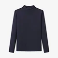 Navy Mockneck