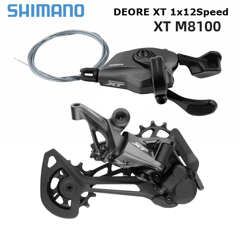 

Shimano Deore XT M8100 12 Speed Derailleur Groupset Trigger Shifter Lever and Rear Derailleur for Mountain Bikes Cycling Parts