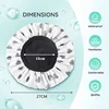 Shower Cap Terry Cloth Lined EVA Exterior Reusable Triple Layer Waterproof Large Bath Hair Cap for All Hair Hotel Travel 6