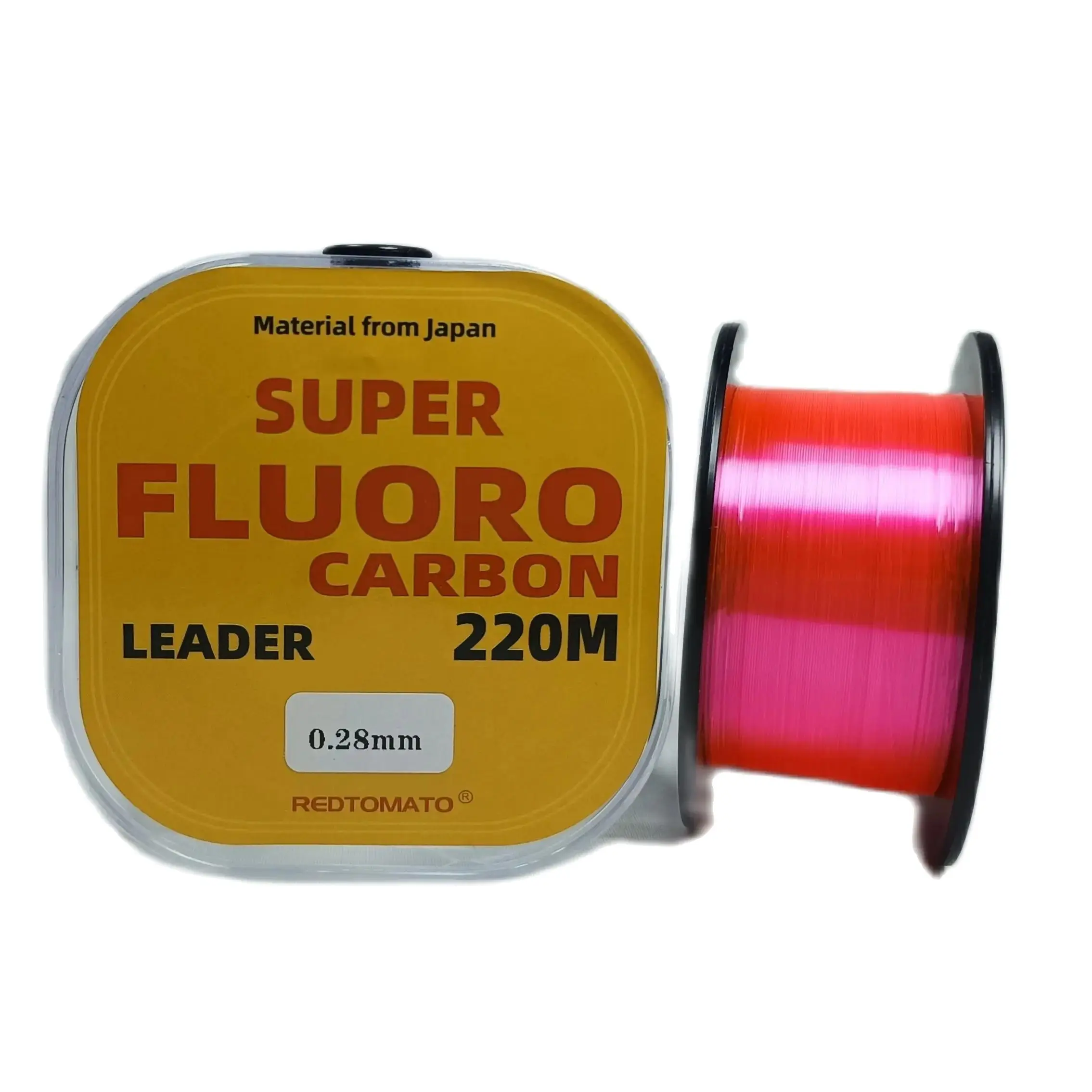 Premium Clear Fluorocarbon Coated Fishing Line - 220M Carbon Fiber Leader