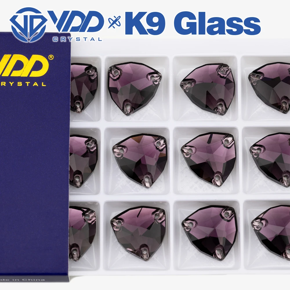 VDD Großhandel Trilliant Top Qualität K9 Glas Nähen Auf Strass Kristall Box-verpackt Flatback Nähen Steine Für DIY Taschen kleidungsstück – Detail 22
