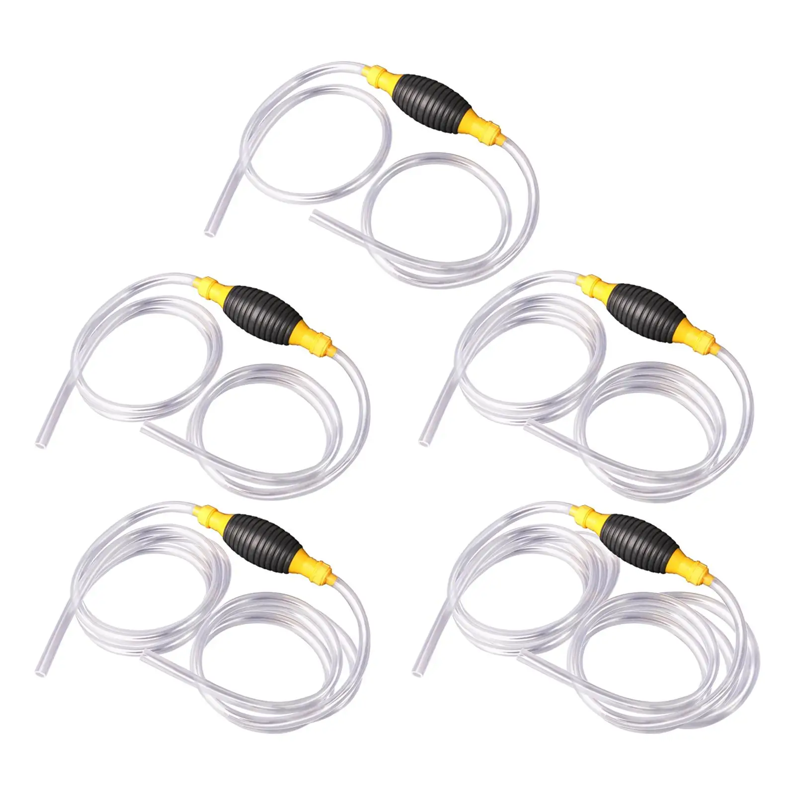 

Manual Fuel Transfer Pump Syphon Hose Hand Pump Fit for Oil Gasoline